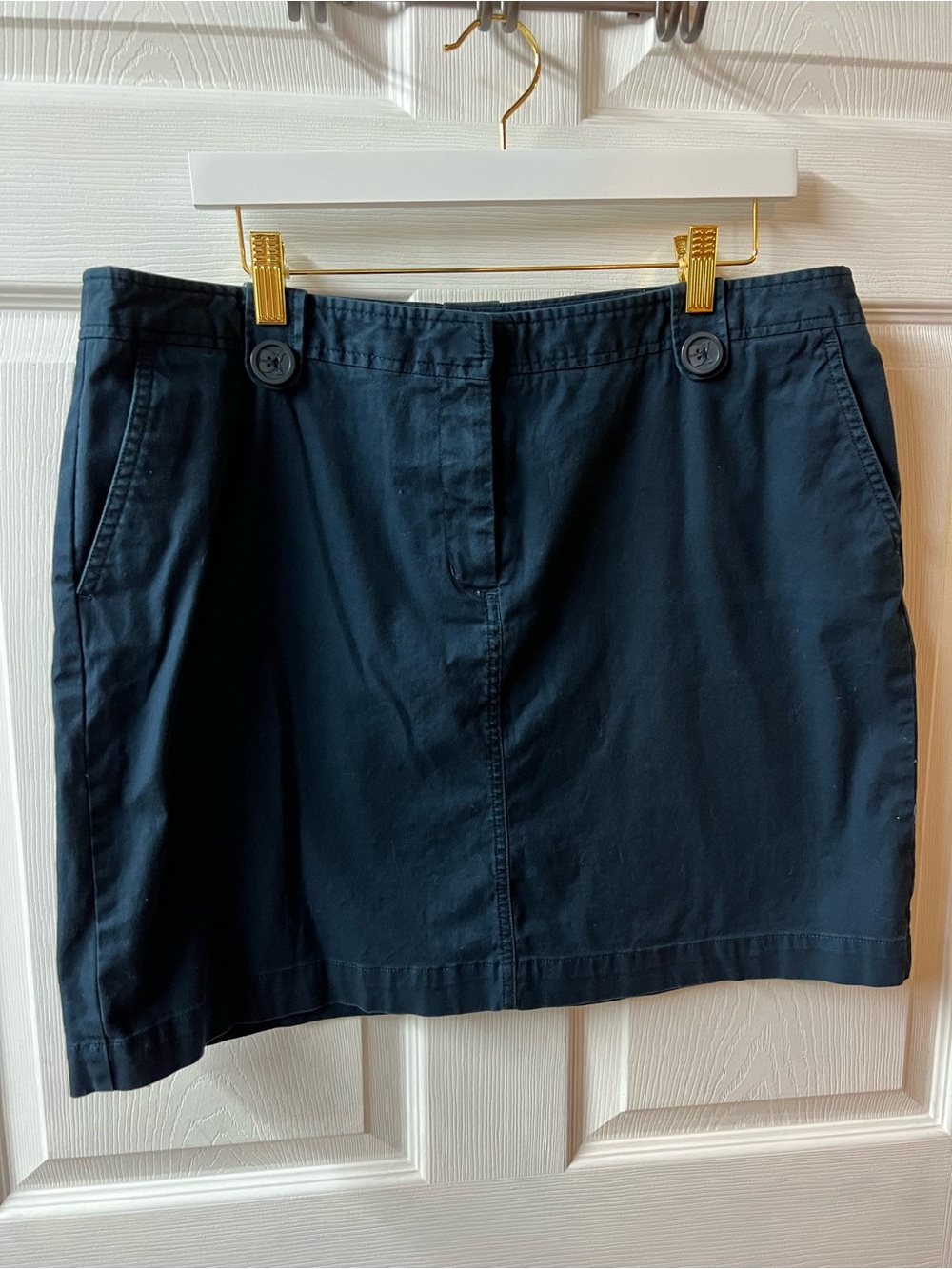 Vineyard Vines Navy A-Line Skirt